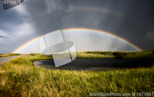 Image of Saskatchewan Storm Rainbow 