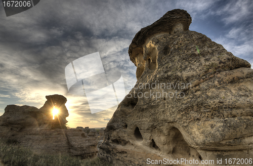 Image of Hoodoo Badlands Alberta Canada