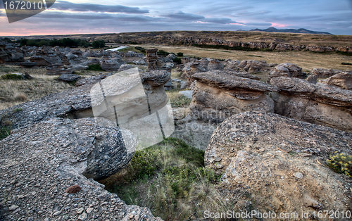 Image of Hoodoo Badlands Alberta Canada