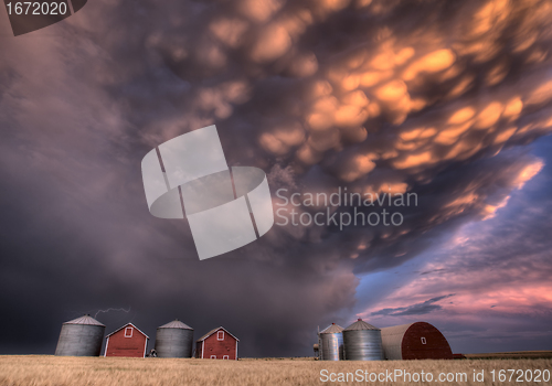 Image of Sunset Storm Clouds Canada