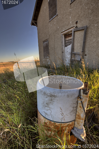 Image of Abandoned Farmhouse Saskatchewan Canada