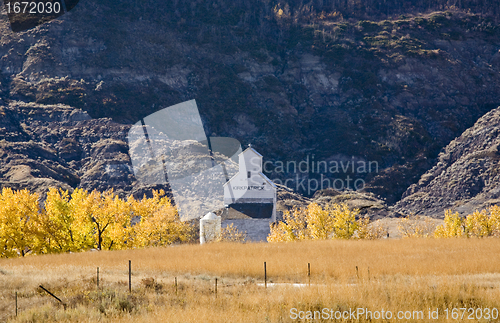 Image of Grain Elevator Badlands Alberta