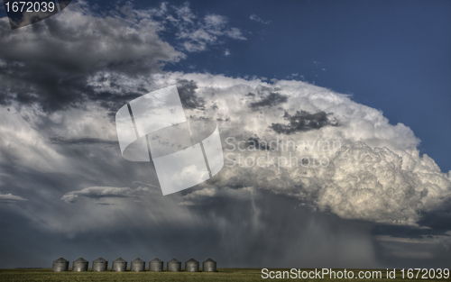 Image of Prairie Road Storm Clouds