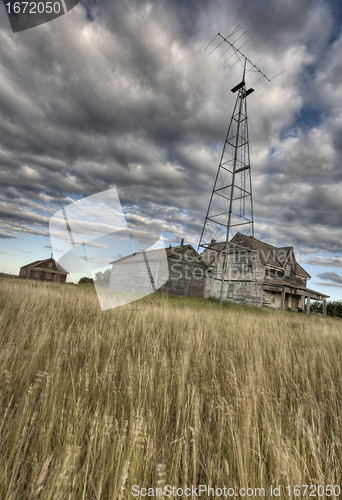 Image of Abandoned Farmhouse Saskatchewan Canada