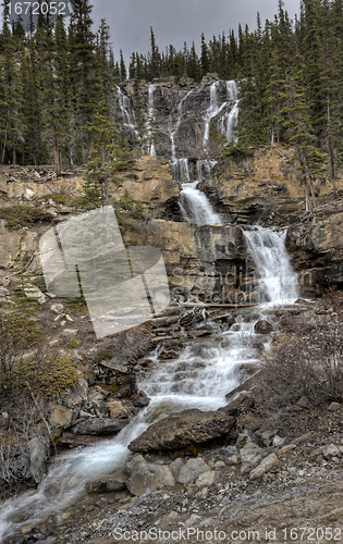 Image of Tangle Waterfall Alberta Canada