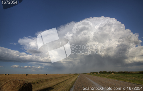 Image of Prairie Road Storm Clouds