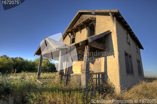 Image of Abandoned Farmhouse Saskatchewan Canada