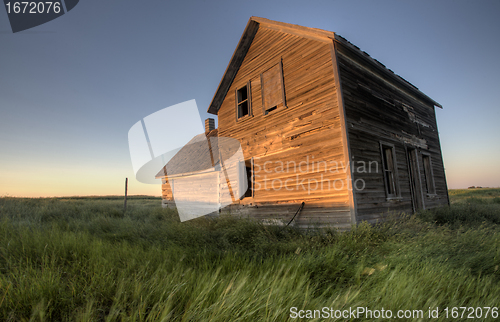Image of Abandoned Farmhouse Saskatchewan Canada