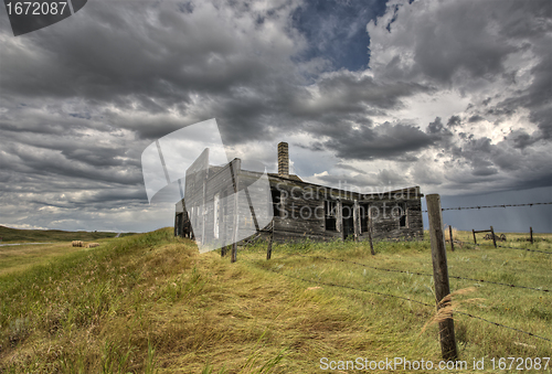 Image of Abandoned Farmhouse Saskatchewan Canada