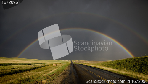 Image of Prairie Storm Rainbow Saskatchewan
