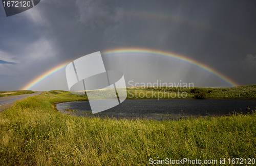 Image of Saskatchewan Storm Rainbow 