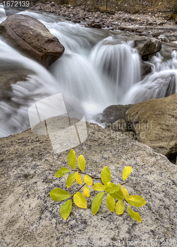 Image of Sunwapta Waterfall Alberta Canada