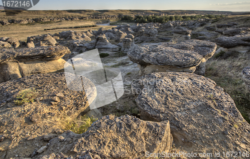 Image of Hoodoo Badlands Alberta Canada