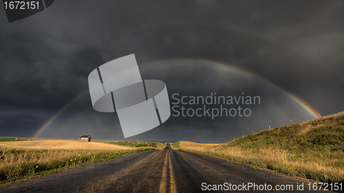 Image of Prairie Storm Rainbow Saskatchewan