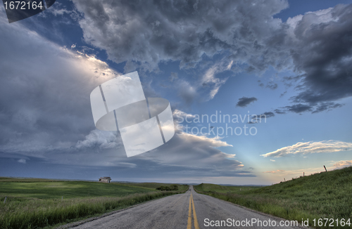 Image of Prairie Road and School House