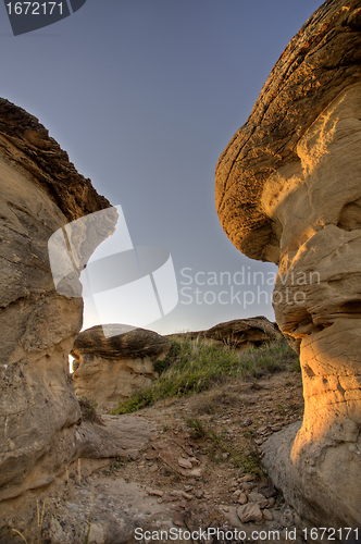 Image of Hoodoo Badlands Alberta Canada