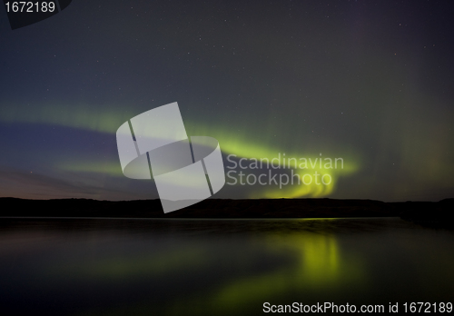 Image of Night Church Northern Lights