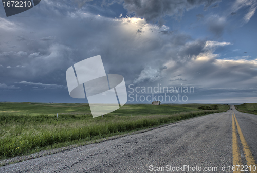 Image of Prairie Road and School House