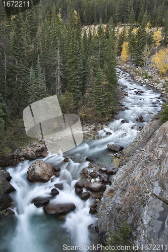 Image of Athabasca River Rocky Mountains