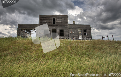 Image of Abandoned Farmhouse Saskatchewan Canada