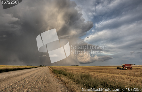 Image of Prairie Road Storm Clouds