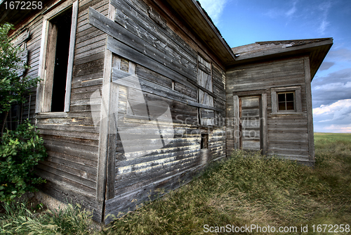 Image of Abandoned Farmhouse Saskatchewan Canada