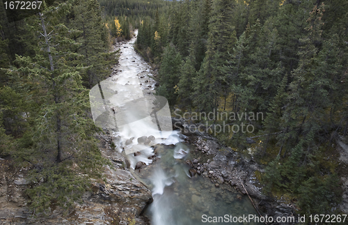 Image of Athabasca River Rocky Mountains