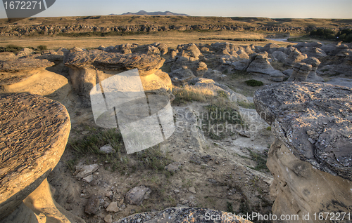 Image of Hoodoo Badlands Alberta Canada