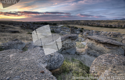 Image of Hoodoo Badlands Alberta Canada