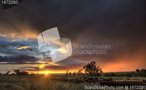 Image of Prairie Sunset Saskatchewan Canada