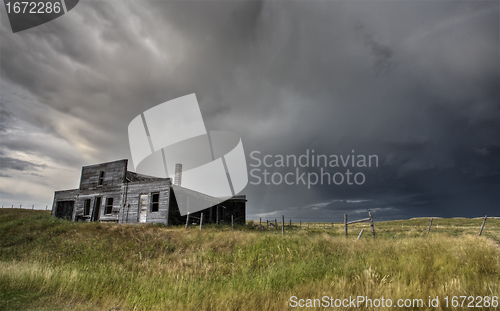 Image of Abandoned Farmhouse Saskatchewan Canada