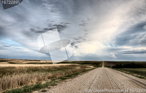 Image of Prairie Road Storm Clouds