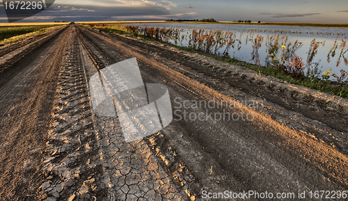 Image of Prairie Road Storm Clouds