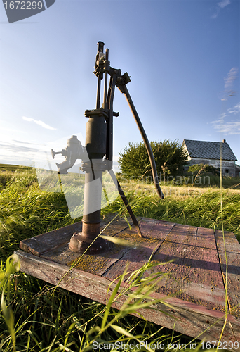 Image of Old Vintage Water Pump