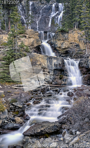Image of Tangle Waterfall Alberta Canada