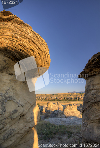 Image of Hoodoo Badlands Alberta Canada