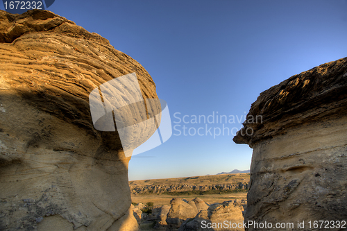 Image of Hoodoo Badlands Alberta Canada