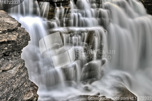 Image of Athabasca Waterfall Alberta Canada