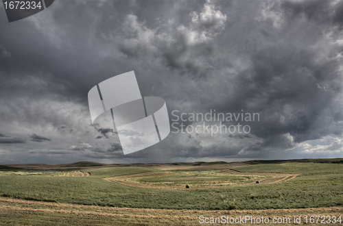 Image of Prairie Road Storm Clouds