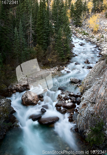 Image of Athabasca River Rocky Mountains