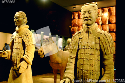 Image of Terracotta warriors and horses