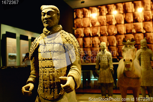 Image of Terracotta warriors and horses