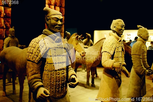 Image of Terracotta warriors and horses