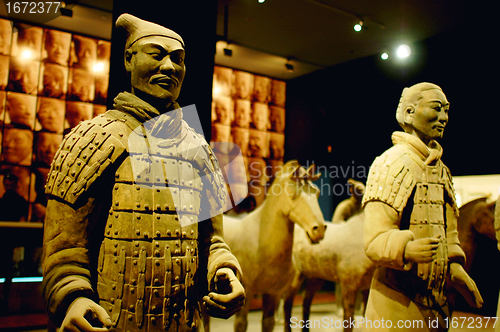 Image of Terracotta warriors and horses