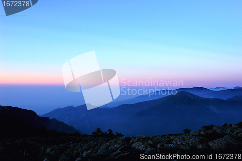 Image of Landscape on the top of the mountains
