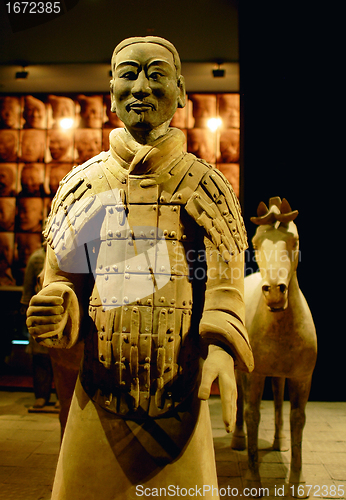 Image of Terracotta warriors and horses