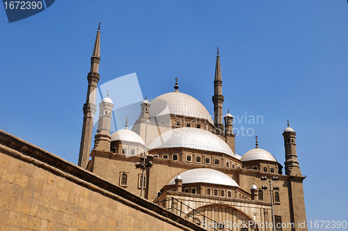 Image of Scenery of the famous Islamic castle in Cairo,Egypt