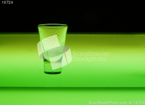 Image of Glass in green