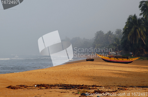 Image of Foggy Beach in Sri Lanka