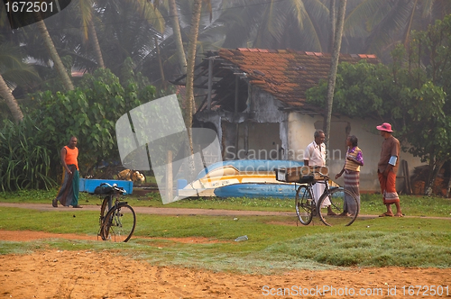 Image of Fish Dealers in the Fishing Village